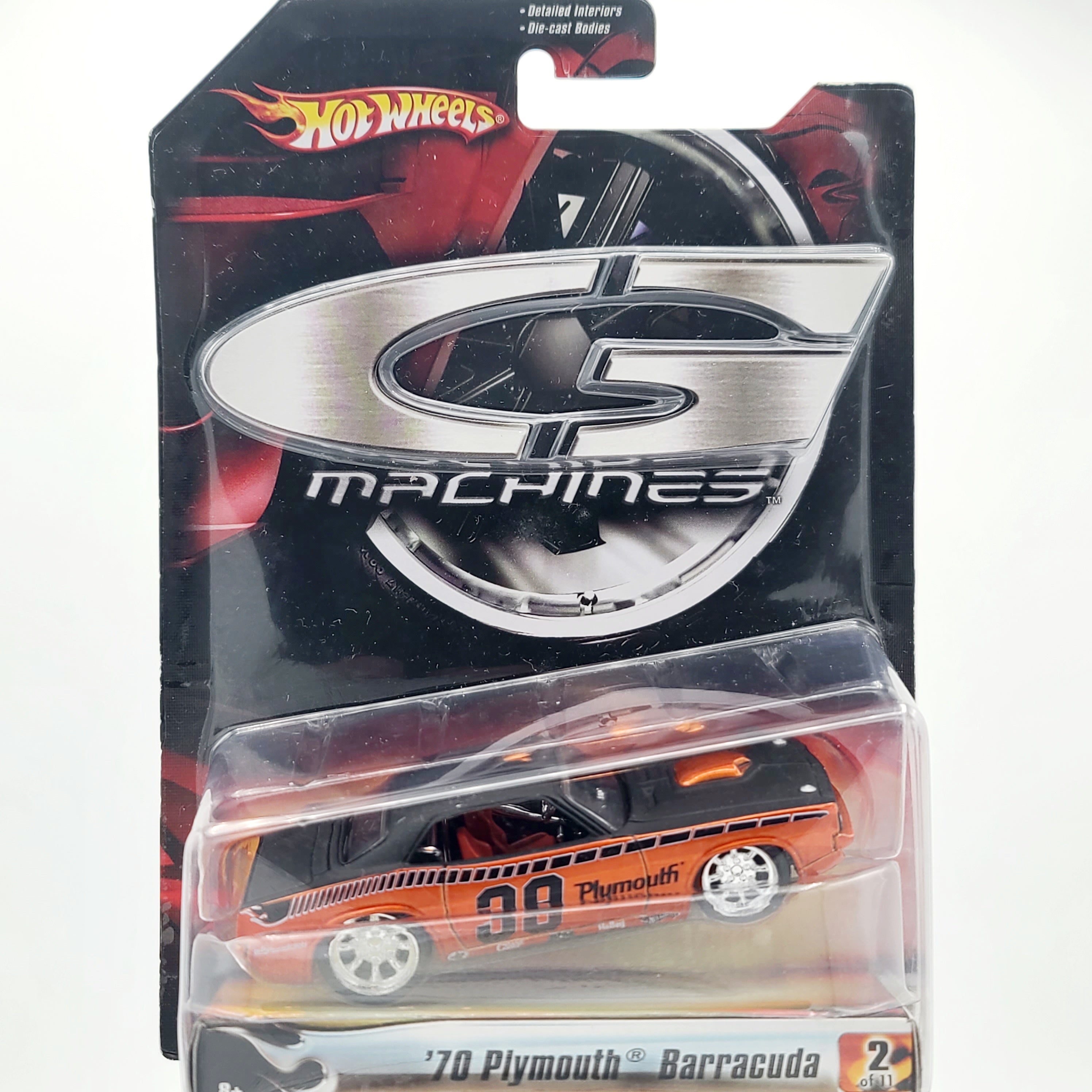 Hot Wheels '70 Plymouth HEMI Cuda - 1:50 (2007 G Machines - Track Legends Series 1)